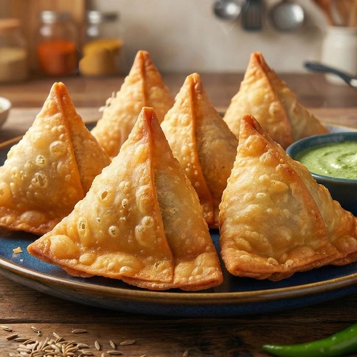 Vegetable Samosa.